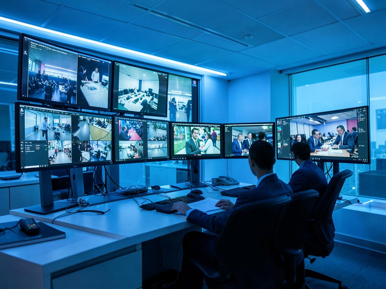 Télésurveillance — centre de contrôle